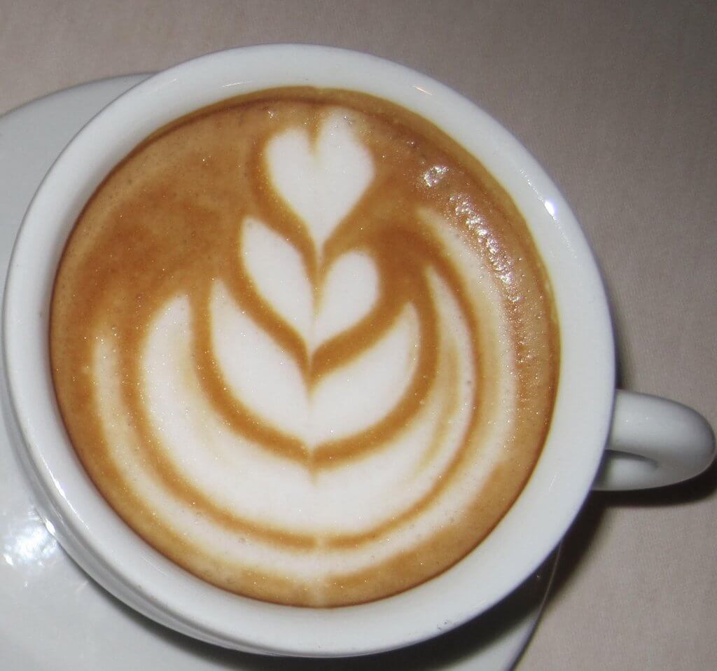 Cappuccino with design