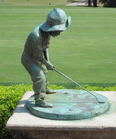 pinehursts putter boy sundial