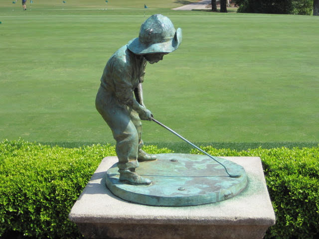 pinehursts putter boy sundial
