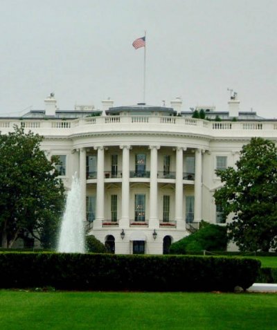 SOUTH PORTICO...1600 PENNSYLVANIA AVENUE