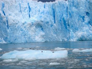 A grand view of a glacier in Laguna San Rafael