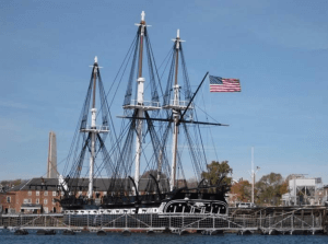 THE USS CONSTITUTION aka “OLD IRONSIDES"