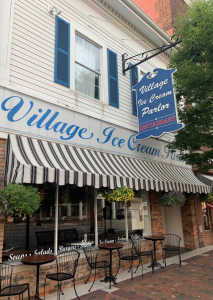 HOLLYWOOD HAS FILMED AT THE VILLAGE ICE CREAM PARLOR
