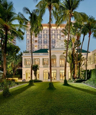 THE ORIENTAL HOTEL AT DUSK